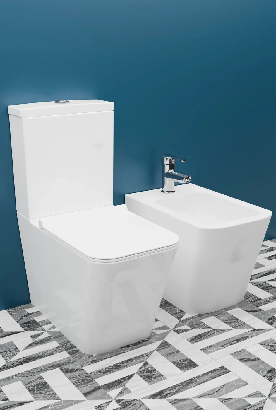 Toilette + bidet Athlantique